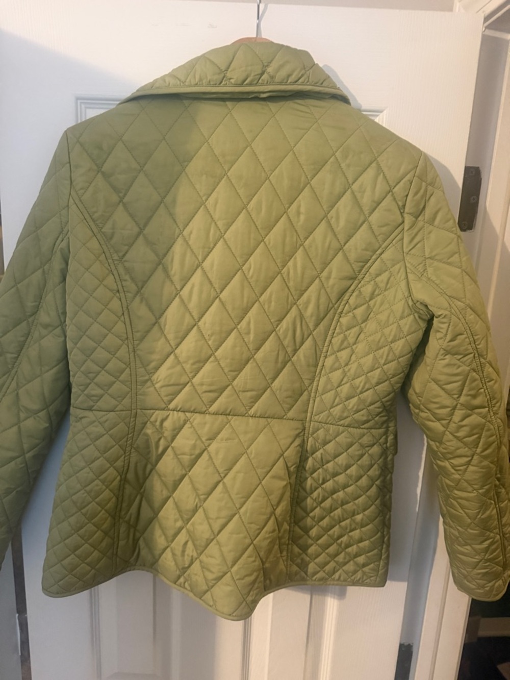 Michael Kors Olive Green Quilted Puffer Jacket - Picture 2 of 4